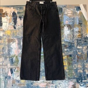We The Free Black Flare & Wide Leg Jeans